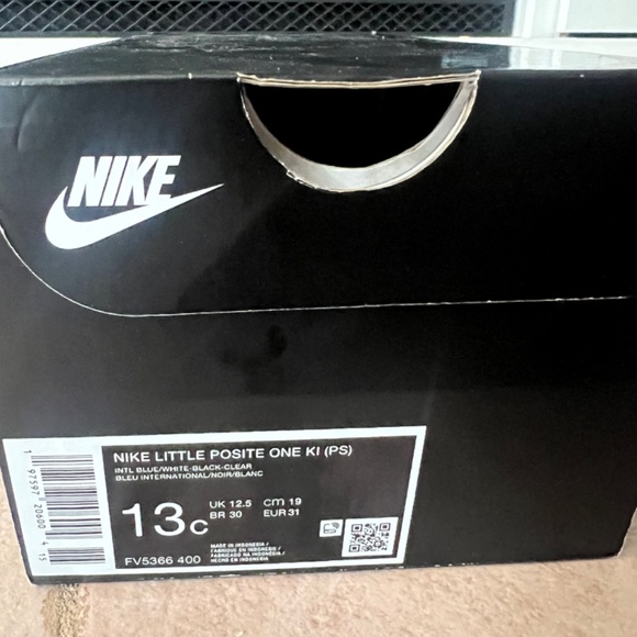 Nike Little Posite One KI PS Size 13c - Picture 15 of 15